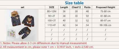 3PCS Winter Autumn Toddler Baby Boys Girls Clothes Baby Sweaters Coat +Pants +Hooded Vest Outfit Set Infant Warm Clothing Suits