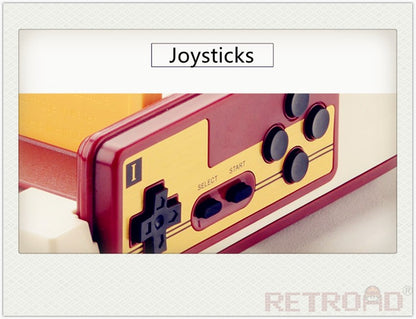 RETROAD 8bit HD Retro Console  Original Shape (Model: C-56 ,HD&RCA 720P Display, 7P Plug Good Controller,300in1 for Free)
