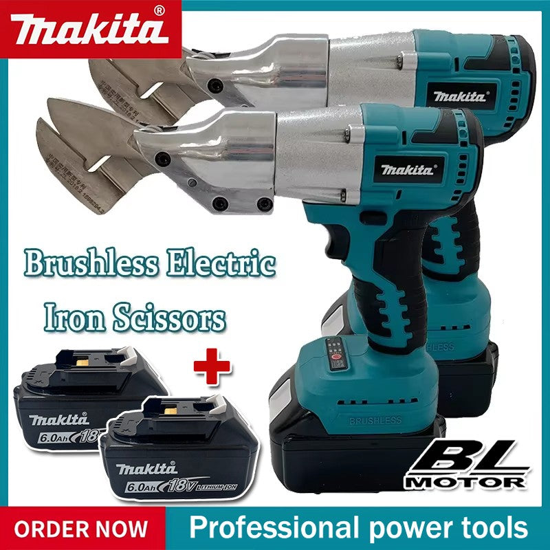 Tesoura Elétrica Sem Fio Makita Sem Escova Recarregável Tesoura Para Chapa De Ferro Ferramentas De Corte Tesoura Para Chapa De Metal Compatível Com Bateria 20V