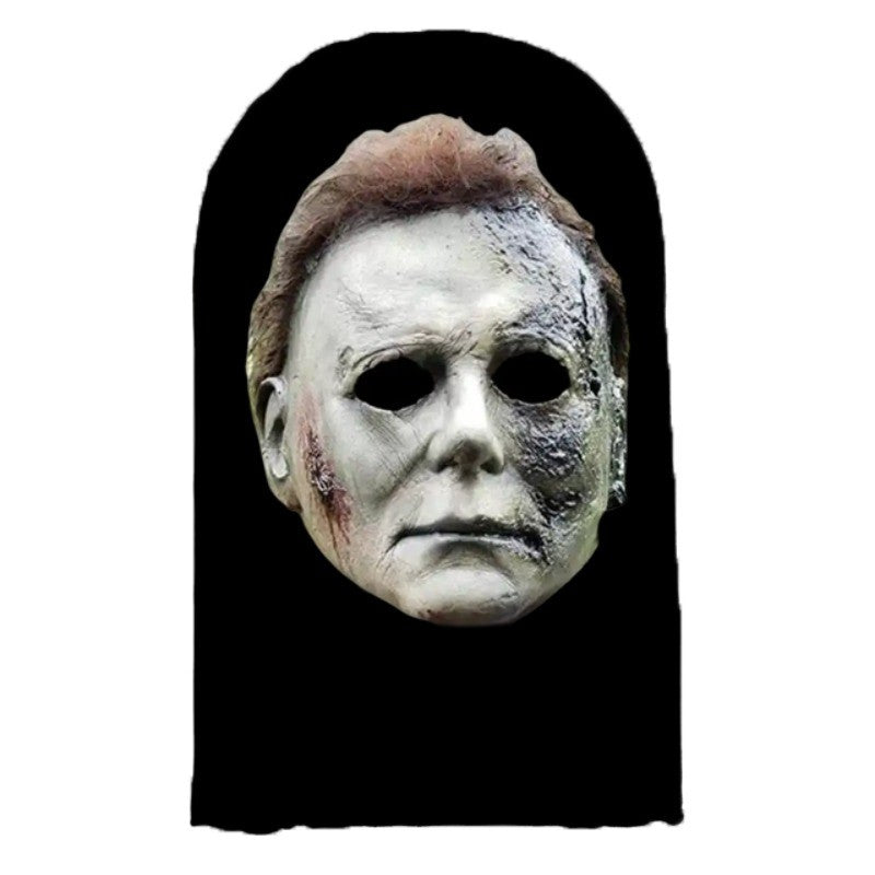 2Pcs 3D Printed Full Face Mask Realistic Celebrity Face Mask Props Costume for Party Supplies Cosplay Visual Men Women Headgear