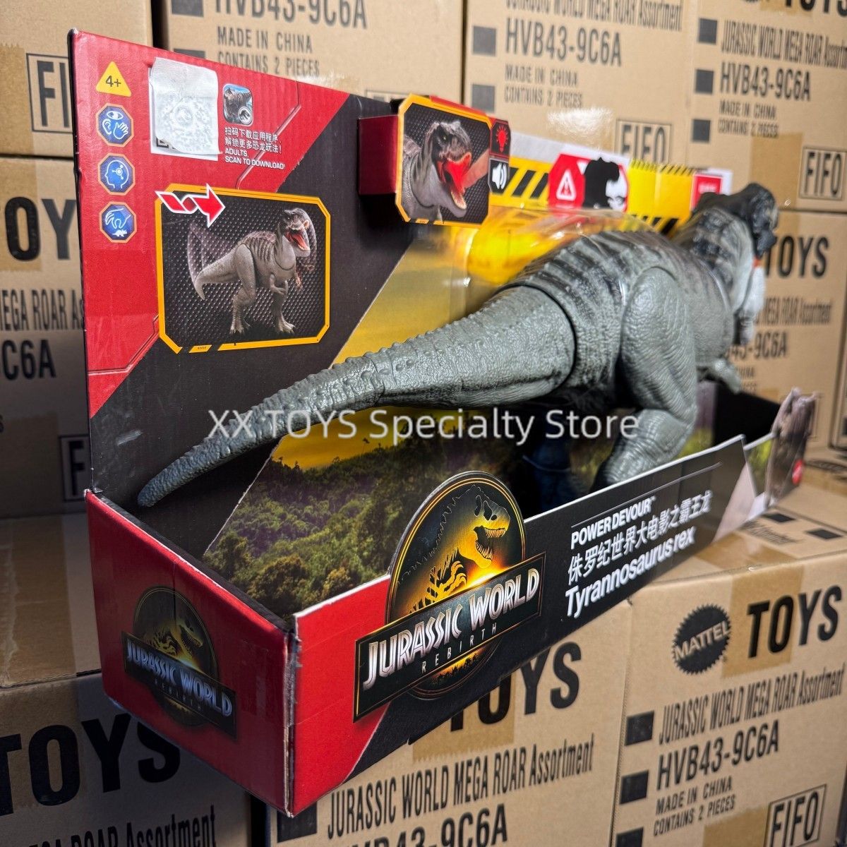 Jurassic World Rebirth Mosasaurus Distortus Rex Tyrannosaurus Rex Dinossauro Boneco de Ação com Luz e Som Presentes de Aniversário para Meninos