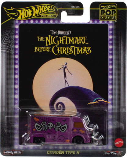 Hot Wheels Hxd63-M Pop Culture Cyberpunk 2077 The Nightmare Before Christmas Airwolf Batman Batmobile Peanuts Snoopy Car Gifts