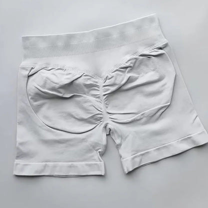 Gym Summer Women's Yoga Exercise Shorts Seamless High Waist Hip Tight Solid Color Shorts Yoga Exercise leggings