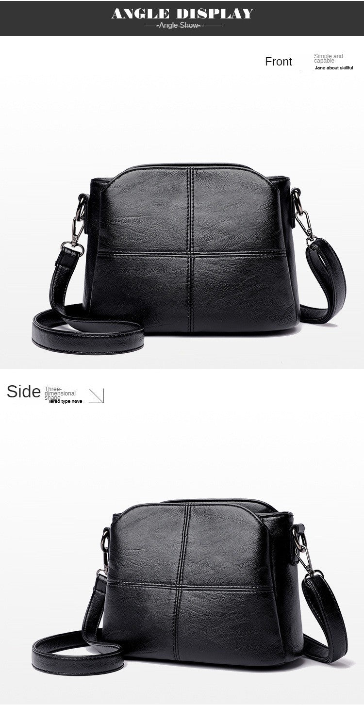 Women's Bags Retro Design Crossbody Bag Trend Quality PU Leather Bucket Shoulder Bags Small Handbags for Women