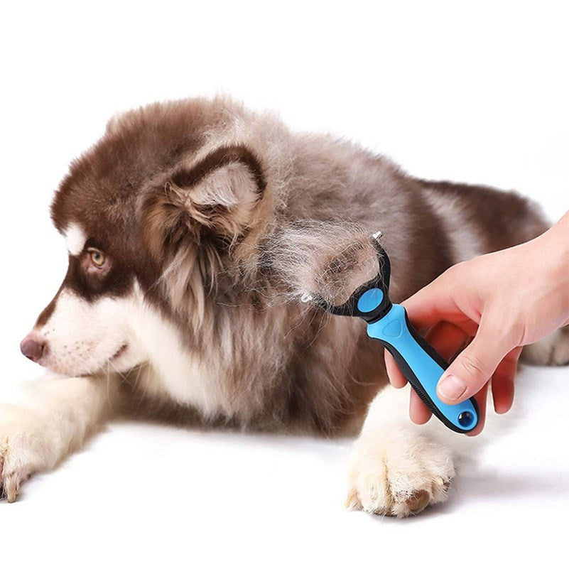 Escova para Cães Removedor de Pelos de Animais de Estimação Profissional Escova para Remover Pelos para Cães e Gatos Cortador de Nós de Pelos de Animais de Estimação Pente para Gatos Escovas Acessórios para Cães
