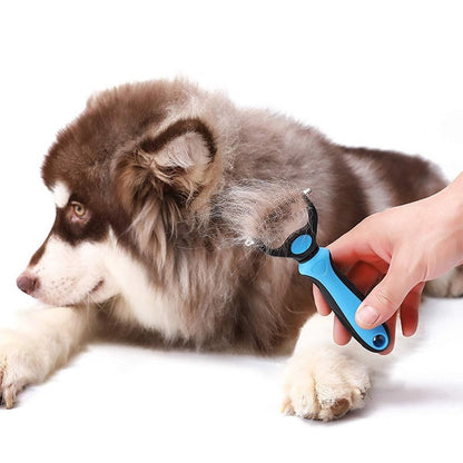 Escova para Cães Removedor de Pelos de Animais de Estimação Profissional Escova para Remover Pelos para Cães e Gatos Cortador de Nós de Pelos de Animais de Estimação Pente para Gatos Escovas Acessórios para Cães