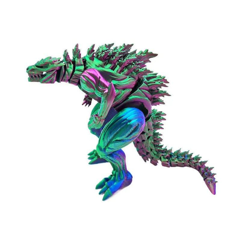 Enfeite de Dragão Impresso em 3D Enfeite de Mesa Dinossauro Boca Grande 3D Animais Casa Escritório Artesanato Figuras Impressas Presentes de Natal