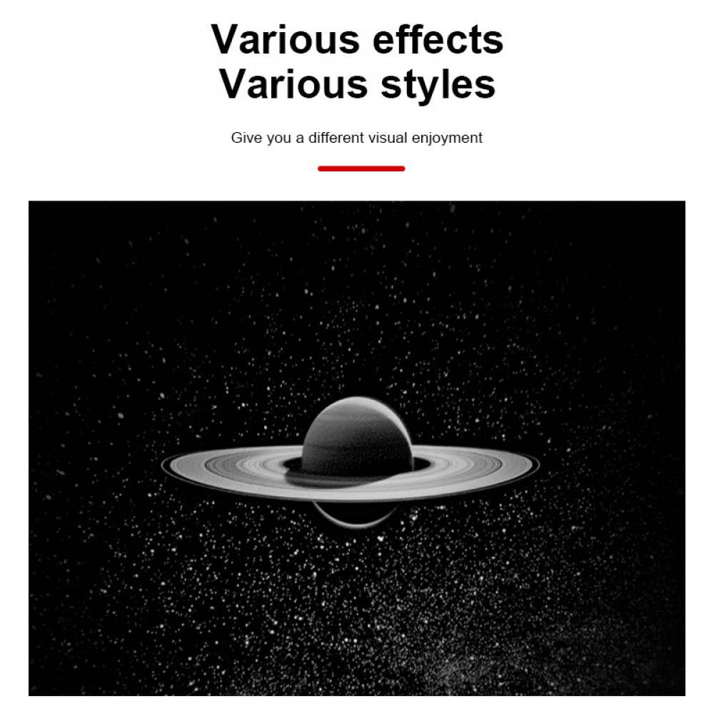 USB Car Atmosphere Projector Light Car Interior Ambient Light LED Starry Star Light Party Decor Romantic Saturn Galaxy Light