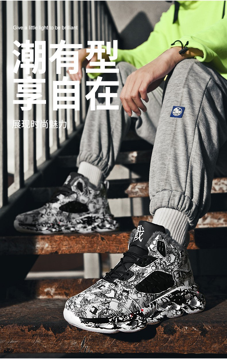 men boots 2023 New Winter Slippers Warm Men Shoes Waterproof Non-Slip Plush Sneakers Male tenis shoes Boots Men Sneakers Winter