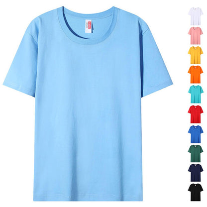 Plain Cotton T Shirts Wholesale High Quality Crew Neck Tshirt Unisex Tee Shirt Blanc White Tshirt For Men Camisetas Masculinas