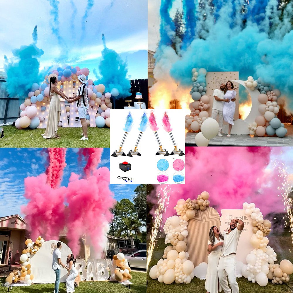 Tnt Gender Reveal Machine Kit Baby Smoke Decoration Supplies Celebration Ideas Backdrop Background Memories Pyrotechnic Items FX
