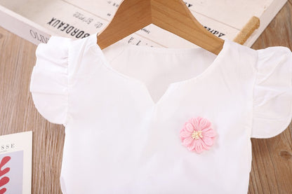 New Summer Fashion Baby Clothes Suit Children Girls Vest Shorts 2Pcs/Sets Toddler Clothing Infant Casual Costume Kids Tracksuits