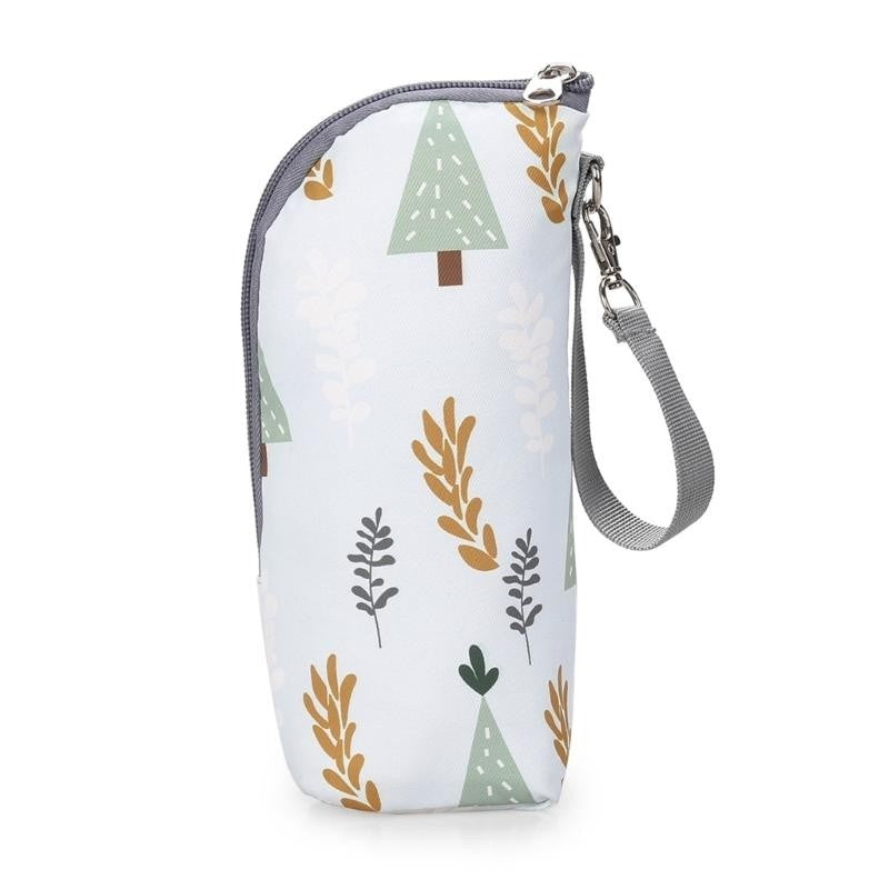 Baby Milk Bottle Insulation Bag Printed Travel Carry Case Portable Feeding Bottle Thermal Handbag Strollers Hanging Bag