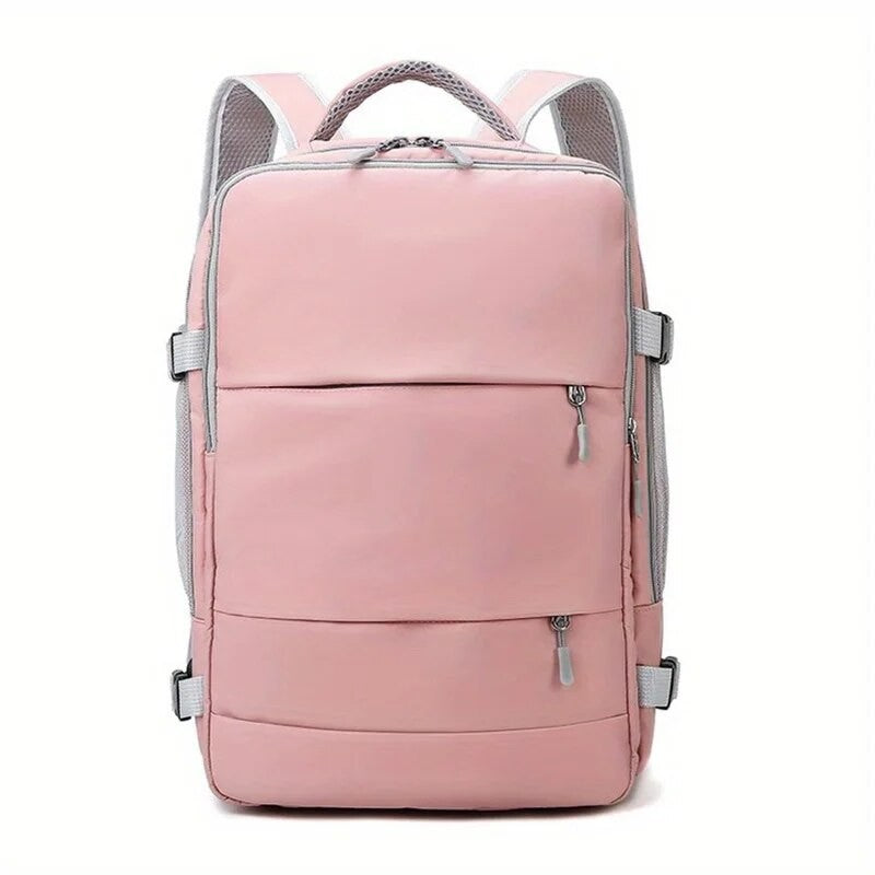 Mochila de Viagem Multifuncional de Grande Capacidade com Compartimento para Calçados e Múltiplos Bolsos