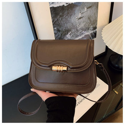 Latest Retro Crossbody Bag for Women High End Fashion Saddle Shoulder Handbag Unique Design