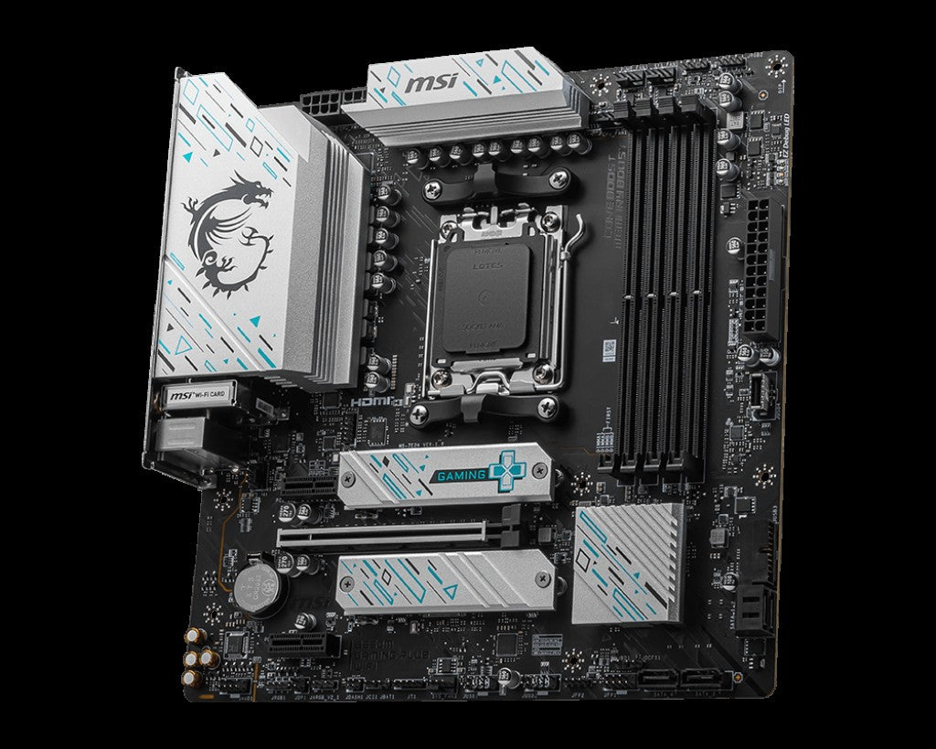 MSI B650M GAMING PLUS WIFI AMD B650 Suporta DDR5 7200+MHz (OC) 192GB Placa-mãe AMD Ryzen ™ Série 7000 8000 Socket AM5