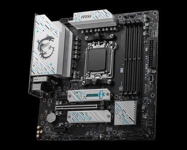 MSI B650M GAMING PLUS WIFI AMD B650 Suporta DDR5 7200+MHz (OC) 192GB Placa-mãe AMD Ryzen ™ Série 7000 8000 Socket AM5