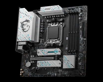 MSI B650M GAMING PLUS WIFI AMD B650 Suporta DDR5 7200+MHz (OC) 192GB Placa-mãe AMD Ryzen ™ Série 7000 8000 Socket AM5