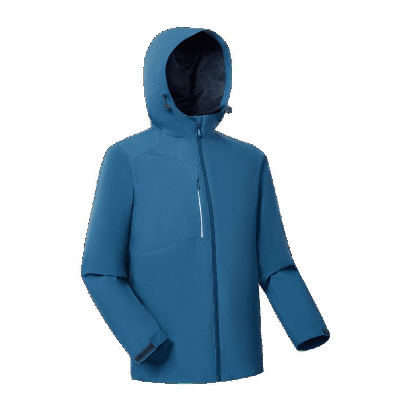 Casual jacket hooded jacket cardigan custom printable embroidered logo men's and women's outdoor windbreakers workwear