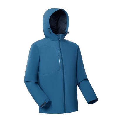 Casual jacket hooded jacket cardigan custom printable embroidered logo men's and women's outdoor windbreakers workwear