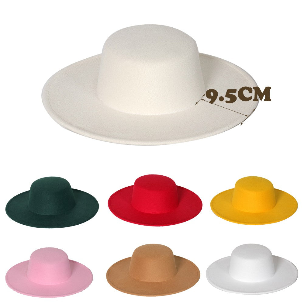 CHAPÉU FEMININO Chapéu Coco Chapéu Fedora Para Mulheres Chapéu Branco Plano Cinto De Luxo Senhoras Chapéu De Casamento Chapéus Fedora Outono Inverno ?????