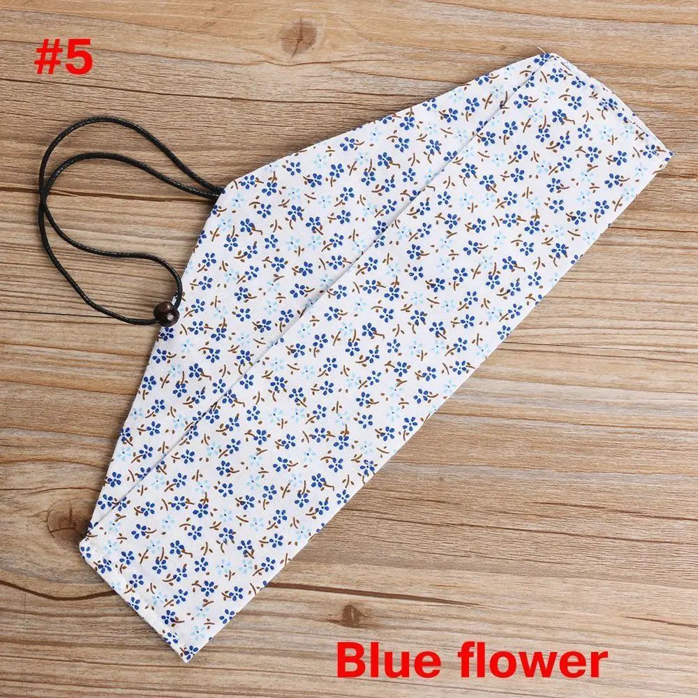 Spoon Fork Chopsticks Portable Tableware Wooden Cutlery Sets Travel Dinnerware Suit Environmental with Cloth Pack Gift