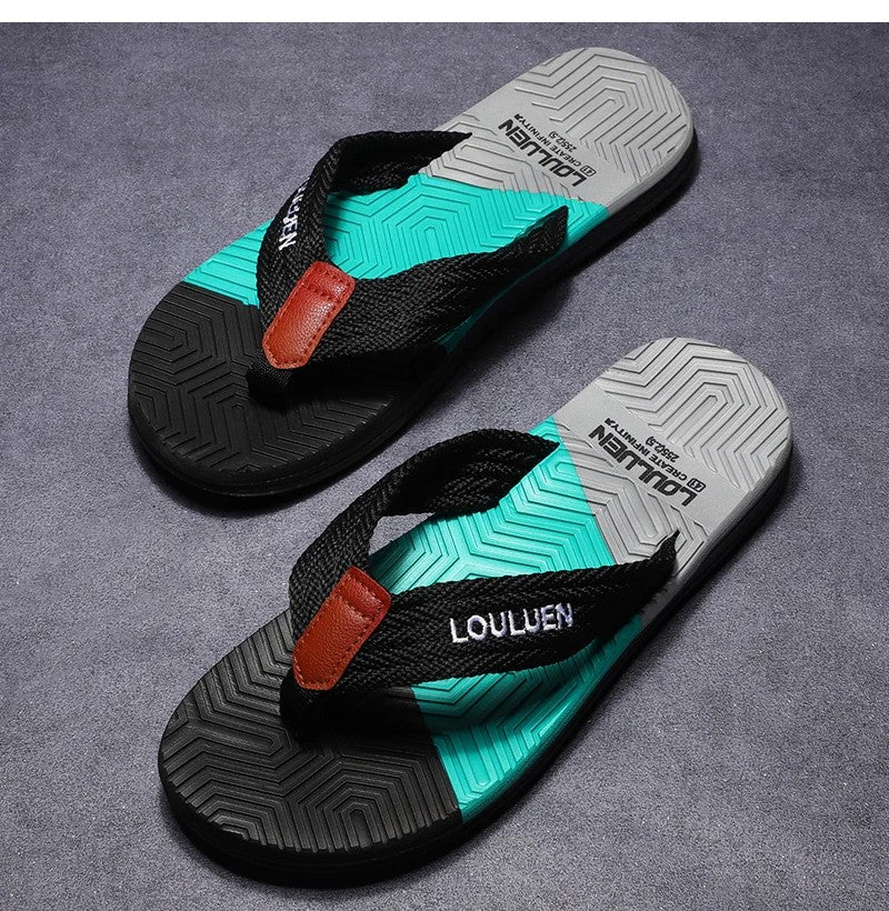 Men Flip Flops Summer Beach Slippers Fashion Breathable Casual Beach Men Slippers Summer Outdoor