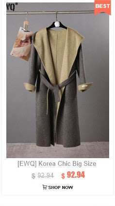 [EWQ] Wool Fox Fur Sleeve Women Coat Elegant Clothing Autumn 2025 Winter Double-sided Jacket Big Size Wine Red Overcoats 16O2751