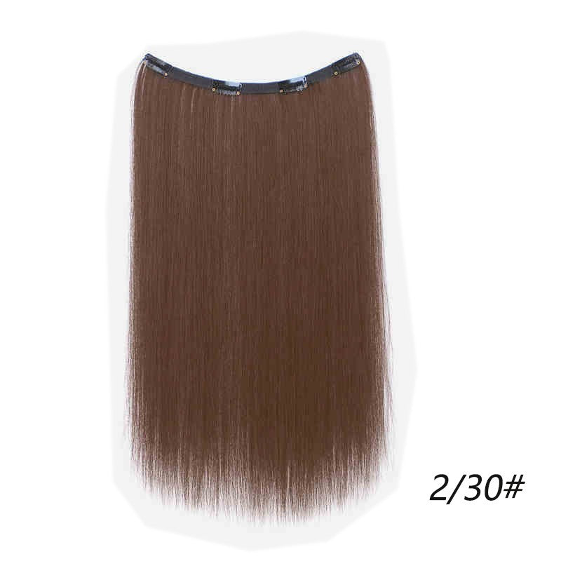 Extensões de cabelo coloridas de uma peça, sem rastros, de orelha a orelha