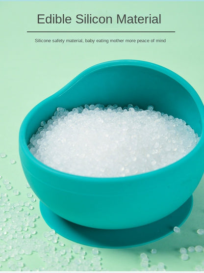 28Colors Baby Silicone Suction Bowls for Kids Waterproof Baby Feeding Tableware Spoon Children Dishes Kitchenware Infant Plates