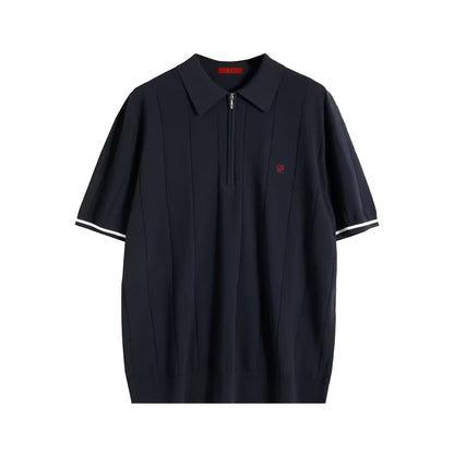 CHCH 2024 New Summer Ribbed Knit Polo Shirt for Men Breathable and Cool Brand Quality Mens Textured Polo Shirts