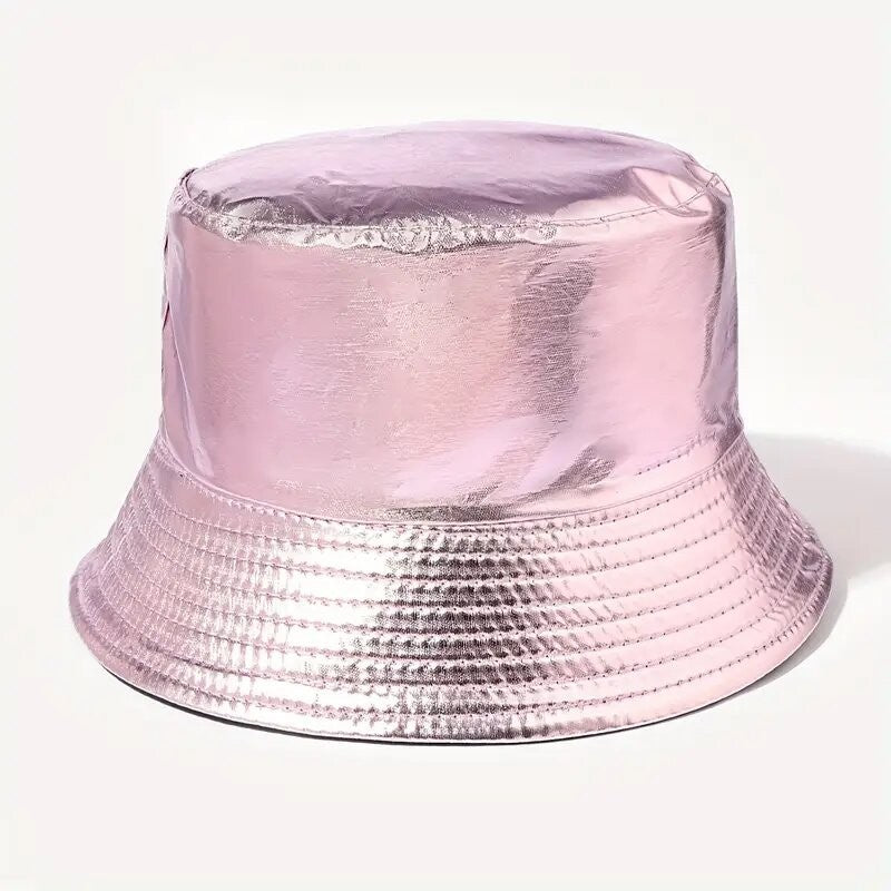 New Reversible Waterproof Bucket Hat For Women Rain hat Fishing Dot  Caps Hat  Two Side Cap Female H3