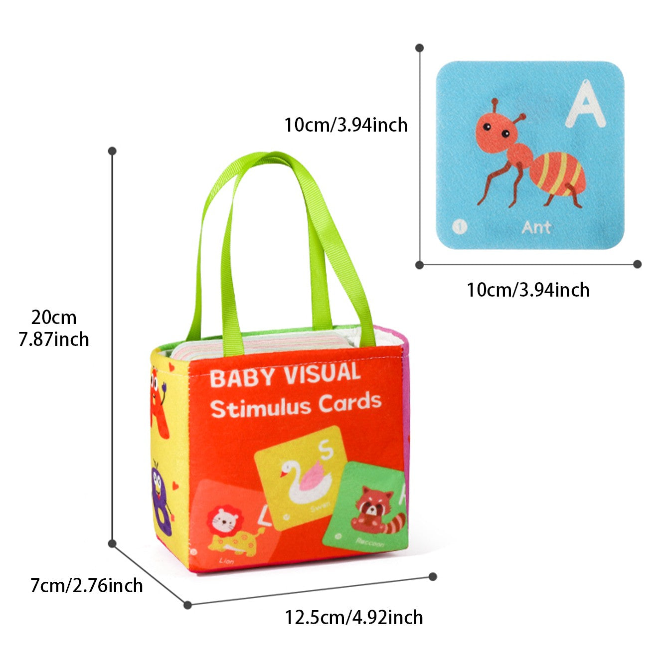 Baby object recognition cards, educational toys, early education and enlightenment