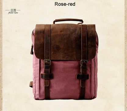 Fashion Male Backpack Leather military Canvas backpack Men backpack women school backpack school bag bagpack rucksack mochila