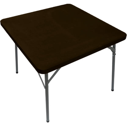 Square Fitted Table Cover Elastic Tablecloth Dining Kitchen Home PartyStretch Spandex Table Top Topper Slipcover
