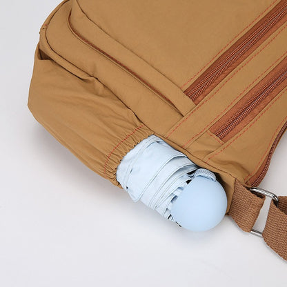 2025 Women's Crossbody Bag Lightweight Waterproof Nylon Shoulder Bag Multi-pocket Fashion Handbag for Women Casual Purse