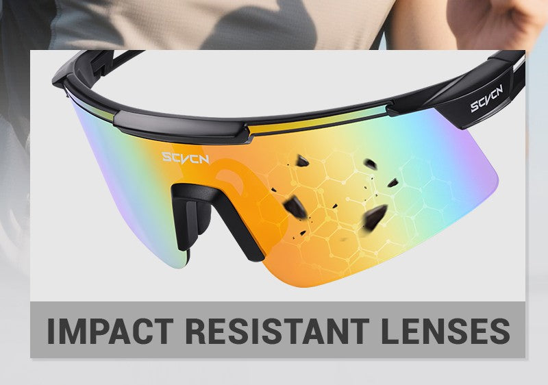 SCVCN New Men Bicycle Sunglasses Women Outdoor Cycling Glasses MTB Driving Bike Eyewear Sports Running Hiking UV400 Goggles