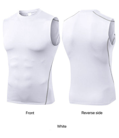 1pcs Men Vest Running Shirt Boys Soccer Shirts Men's Jersey Sportswear Mens Jogging Quick Dry Compression Fitness Top clothe