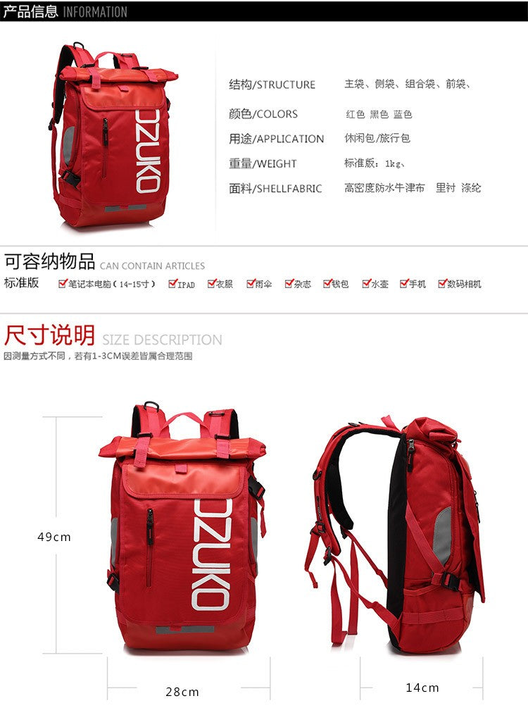 Mochila Grande Masculina para Notebook de 15,6 polegadas, Impermeável, Mochila Escolar para Adolescentes, Mochila Casual para Estudantes, Mochilas de Viagem Masculinas, Moda