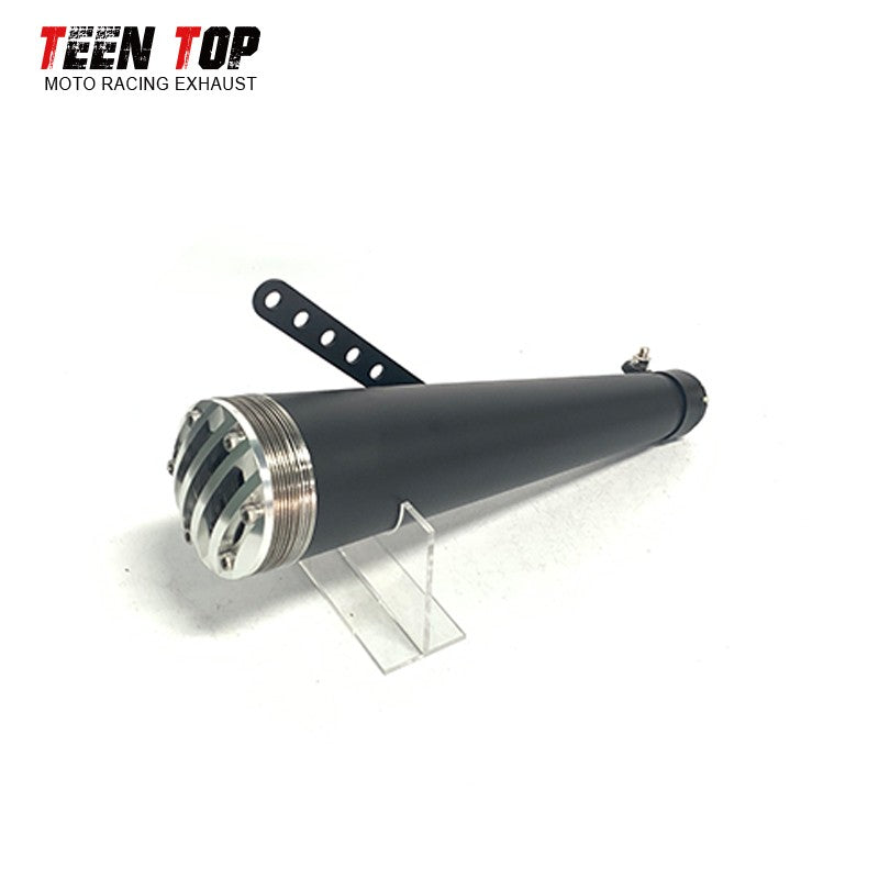 38 40 42 45MM Retro Motorcycle Exhaust Pipe For Harley Honda 125CC 250CC Exhaust Muffler 430mm Punk Racing Tailpipe Escape Moto