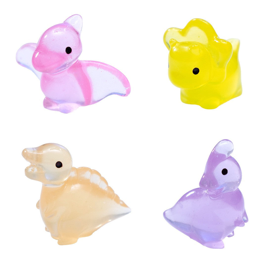10-100PCS Creative Glow in The Dark Dinosaur Figurines Luminous Mini Resin Dinosaurs Toys for Christmas Fairy Garden Decor Gifts