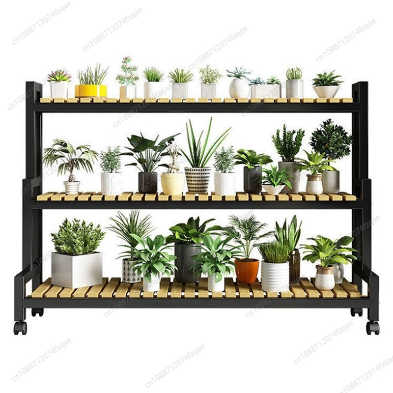 Floor-standing Plant Stand, Flower Stand, Flower Shelf, Planter Rack, Storage Organizer, Display  Garden, Balcony, 2, 3, 4Tier