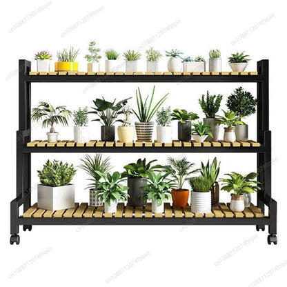 Floor-standing Plant Stand, Flower Stand, Flower Shelf, Planter Rack, Storage Organizer, Display  Garden, Balcony, 2, 3, 4Tier