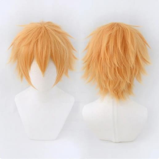 Perucas de Cosplay de Anime de Alta Qualidade Chainsaw Man Reze Angel Devil Quanxi Makima Power Hayakawa Aki Denji Peruca de Cabelo Resistente ao Calor