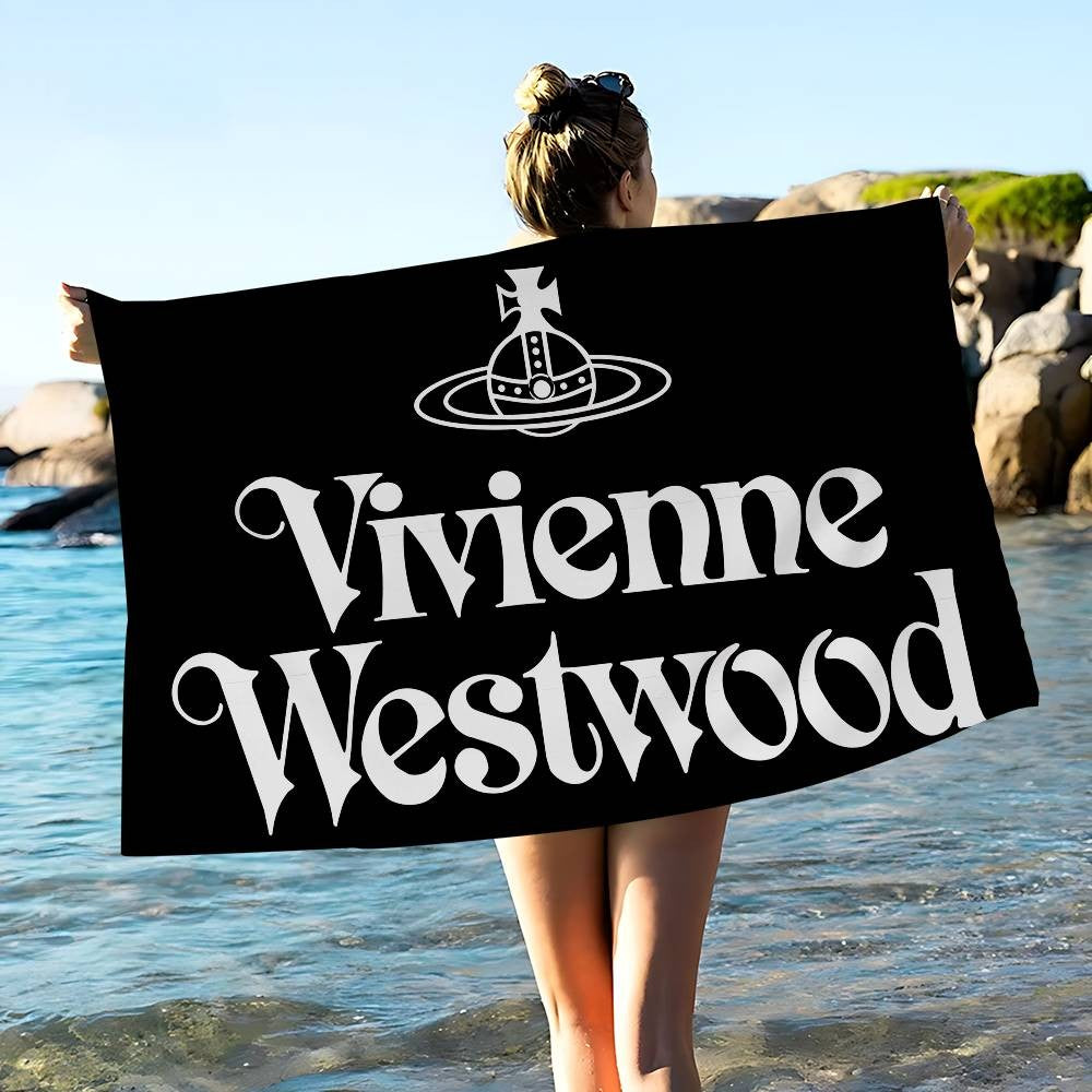 V-VivienneS-S Westwood Fashion Microfiber Beach Towel Absorbent Quick dry Soft Yoga Swimming Resort Mountain Climbing Towel