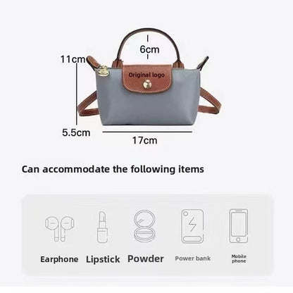 Mini dumpling bag, handbag, mobile wallet, mini shoulder bag, crossbody bag for women