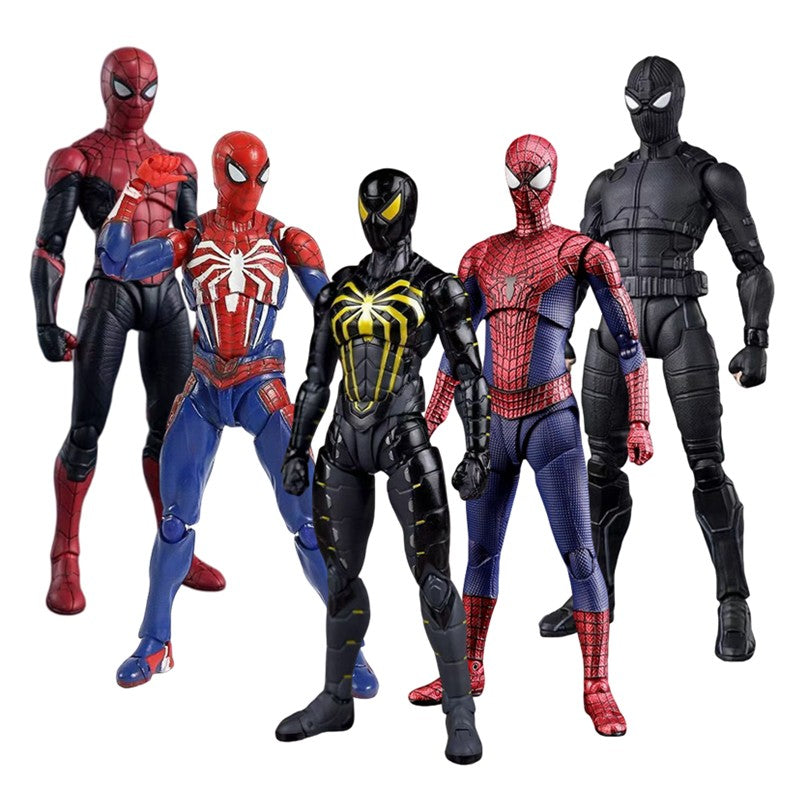 Boneco Articulado Homem-Aranha Versão do Jogo Peter Parker Marvel Legend Spiderman Modelo Anime Colecionável Presente