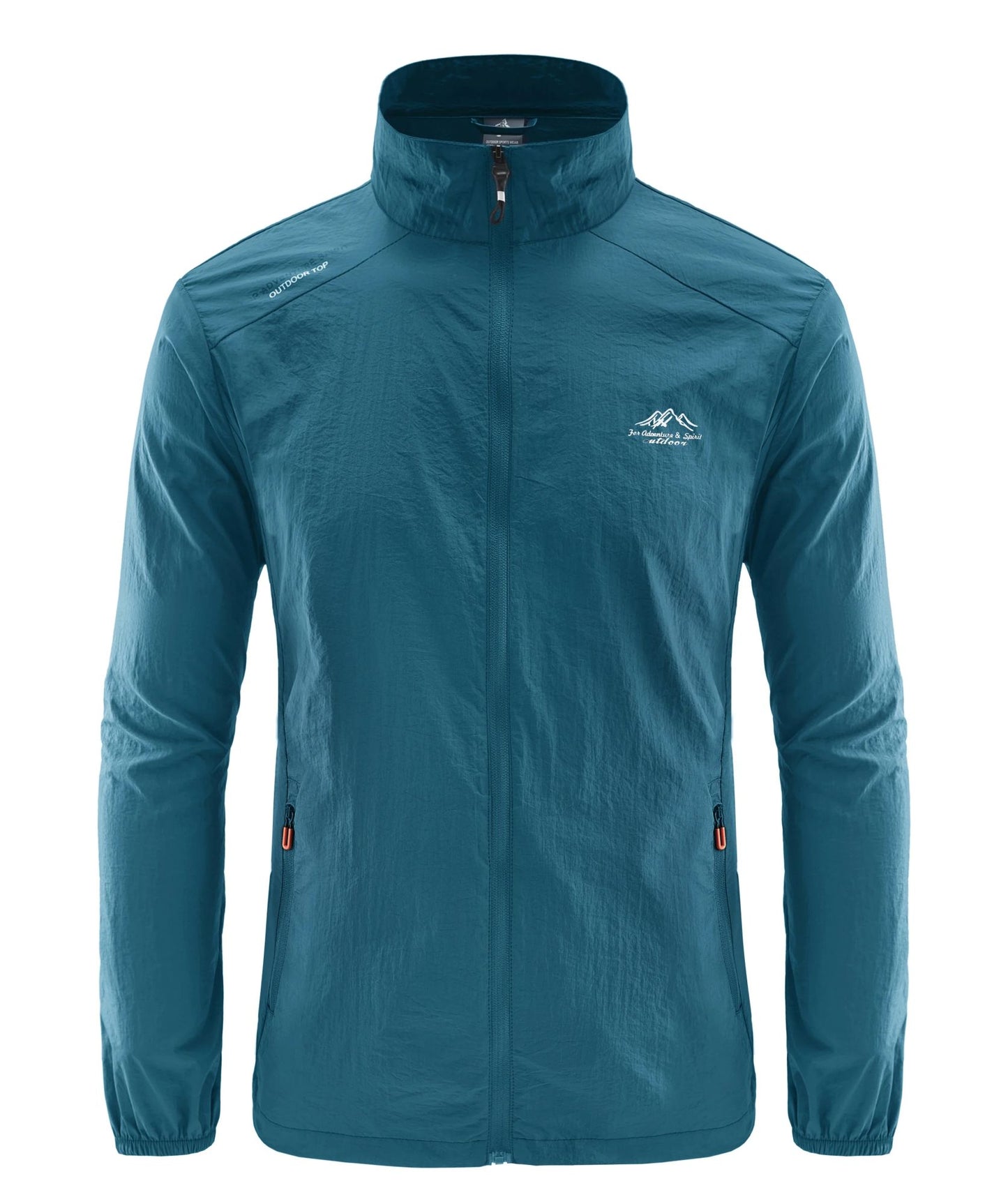 Summer Men's Sun Protection Casual Breathable Sports Windproof Water Resistant Ultrathin Jacket Outdoor Fishing Skin Clothing