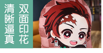 Kimetsu No Yaiba Plush Stuffed Pillows Demon Slayer Dakimakura Cute Anime Throw Pillow Kawaii Dolls Tanjirou Nezuko Back Cushion