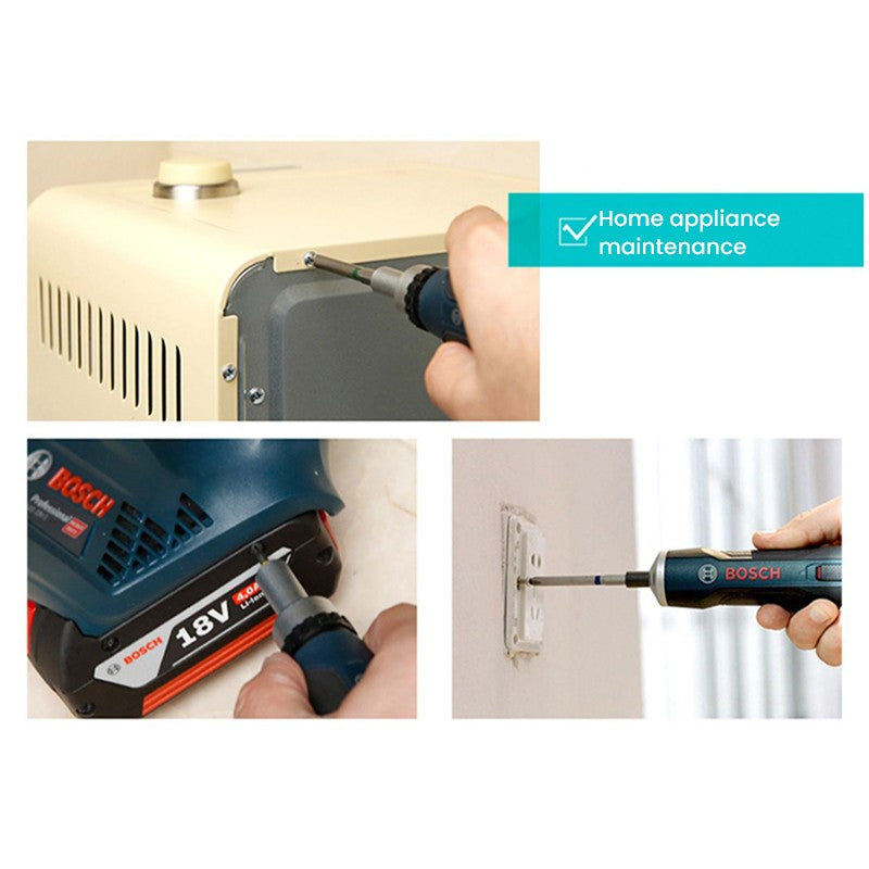 Kit Bosch 43 Peças de Pontas para Parafusadeira Broca de Mão de Alta Dureza Parafusos 25mm 75mm Pontas de Parafusadeira Elétrica para Conjunto de Ferramentas Elétricas
